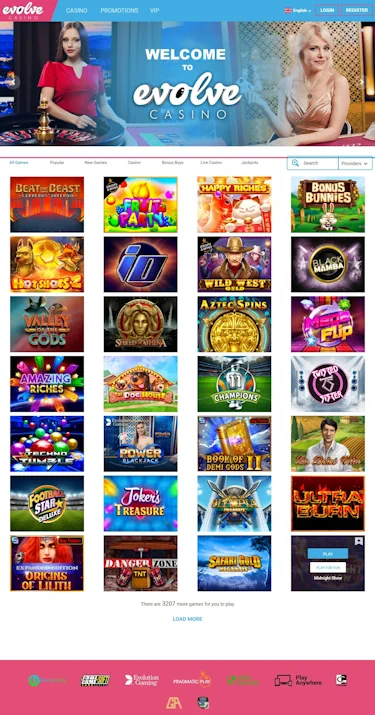Evolve Casino Online